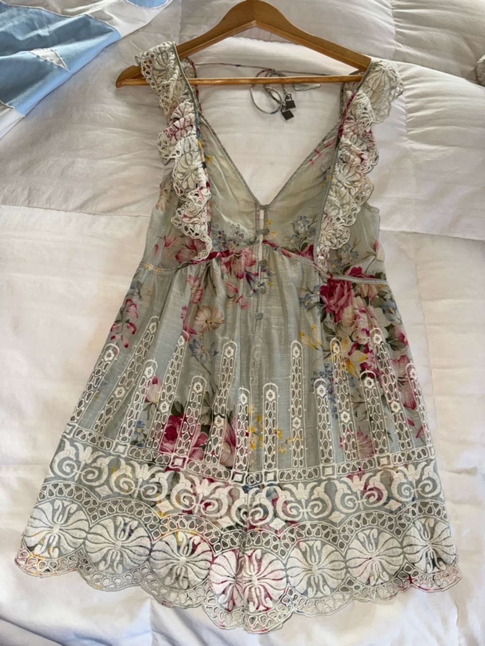 Zimmermann Sundance Playsuit - Size 1 (equivalent to USA size 4-6) - Picture 11 of 13